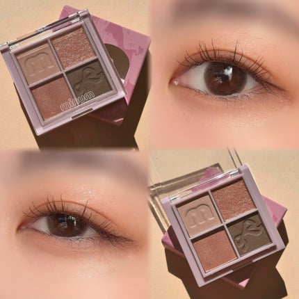 バブアイカラーパレット 03 バタースコーン/minum/アイシャドウパレットの画像