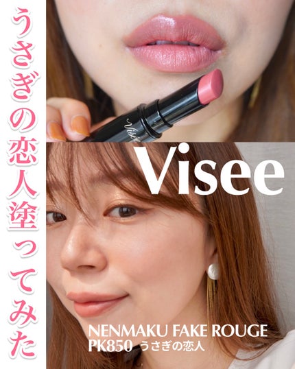 ネンマクフェイク ルージュ/Visée/口紅を使ったクチコミ(1枚目)