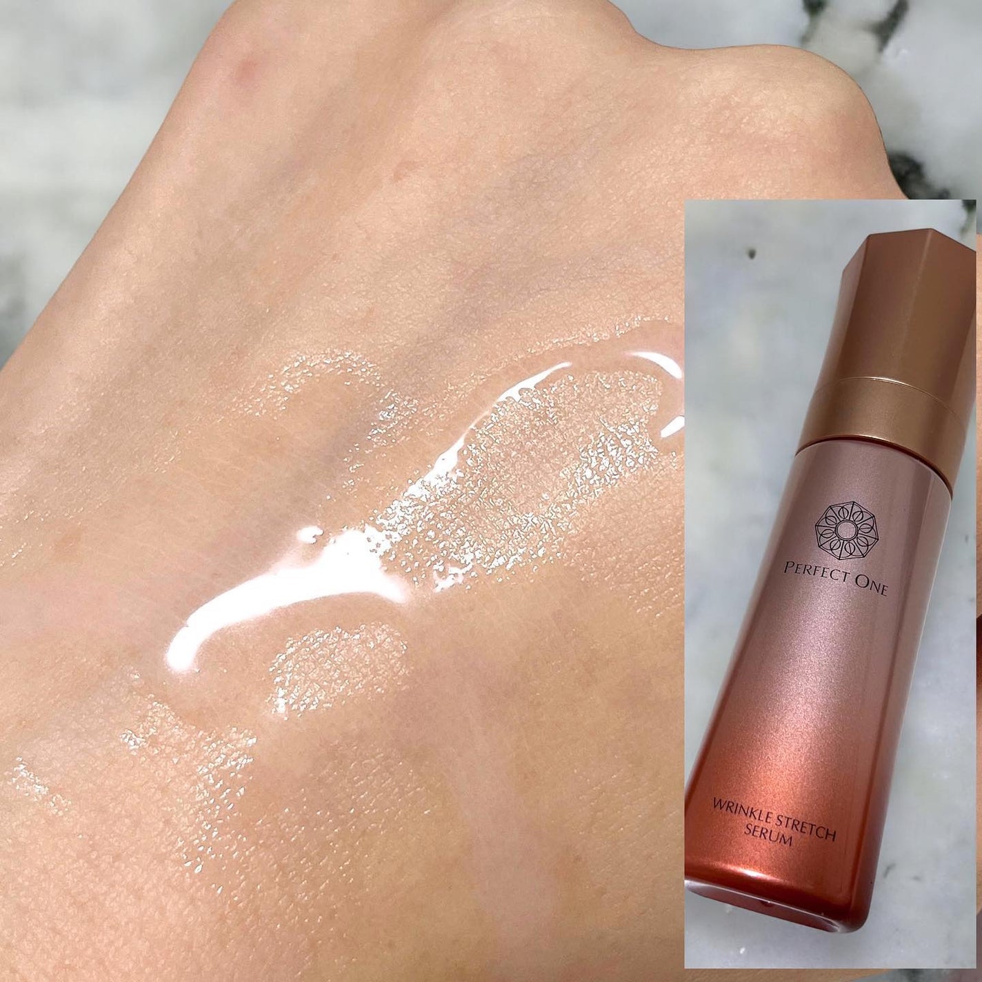 薬用リンクルストレッチセラム/パーフェクトワン/美容液を使ったクチコミ(3枚目)