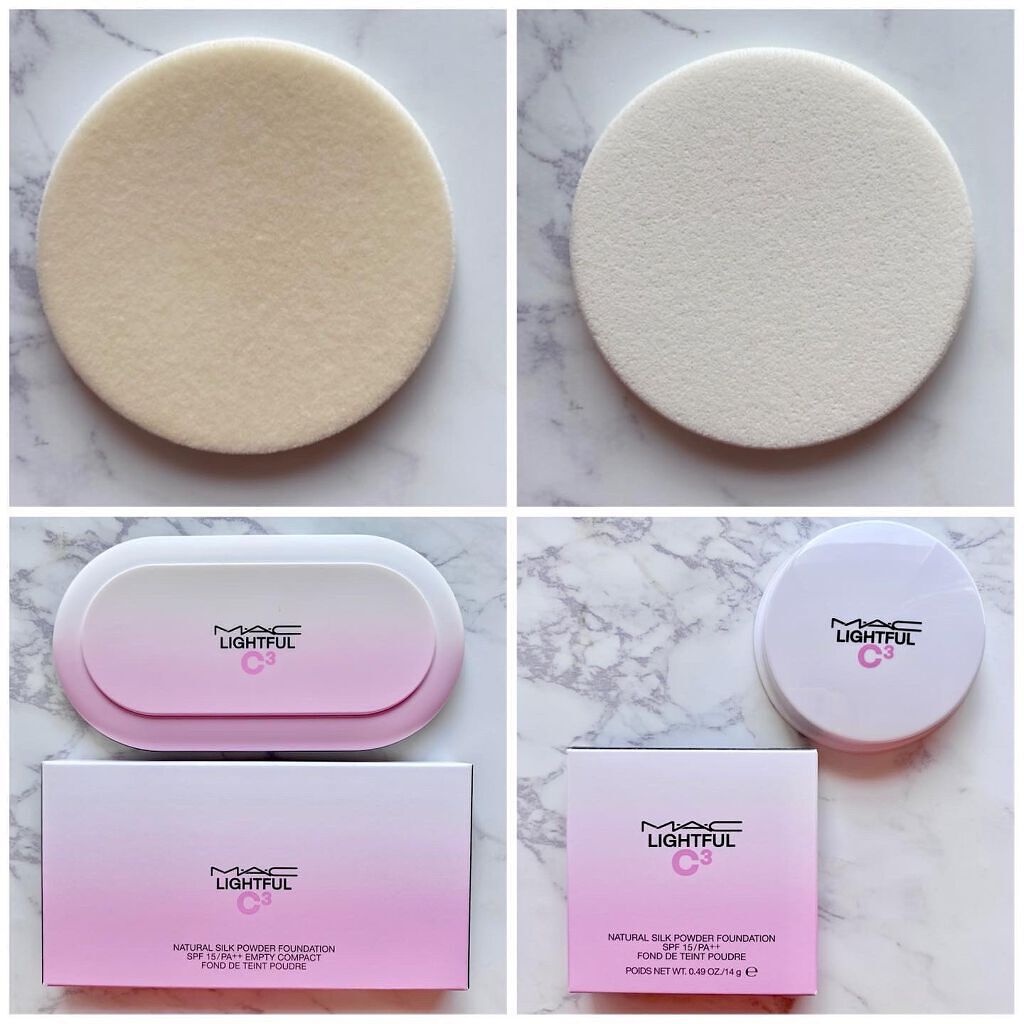 ライトフル C3 ナチュラル シルク パウダーファンデーション/M・A・C/パウダーファンデーションを使ったクチコミ(3枚目)