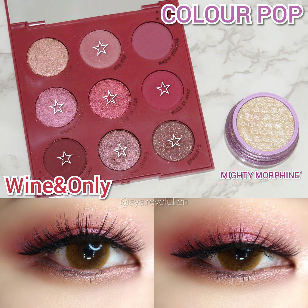 Wine&Only/ColourPop/アイシャドウパレットを使ったクチコミ（1枚目）