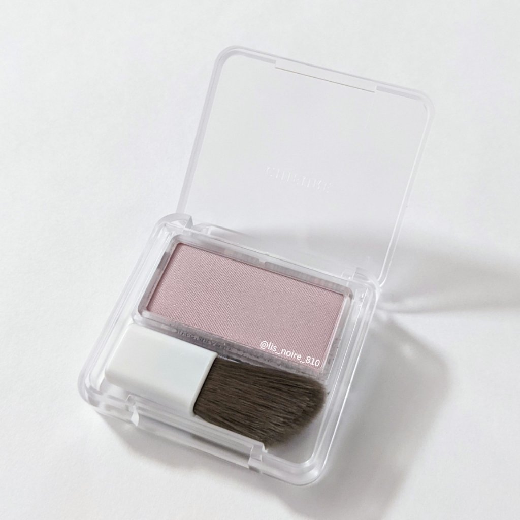 パウダー チーク　ニュアンスカラー 300 パープル系パール/ちふれ/パウダーチークを使ったクチコミ（1枚目）