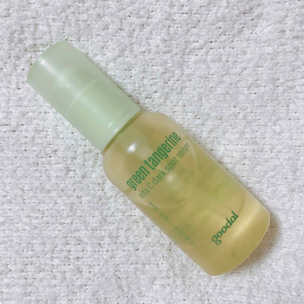 グリーンタンジェリン ビタC ダークスポットケアセラム/goodal/美容液を使ったクチコミ(1枚目)