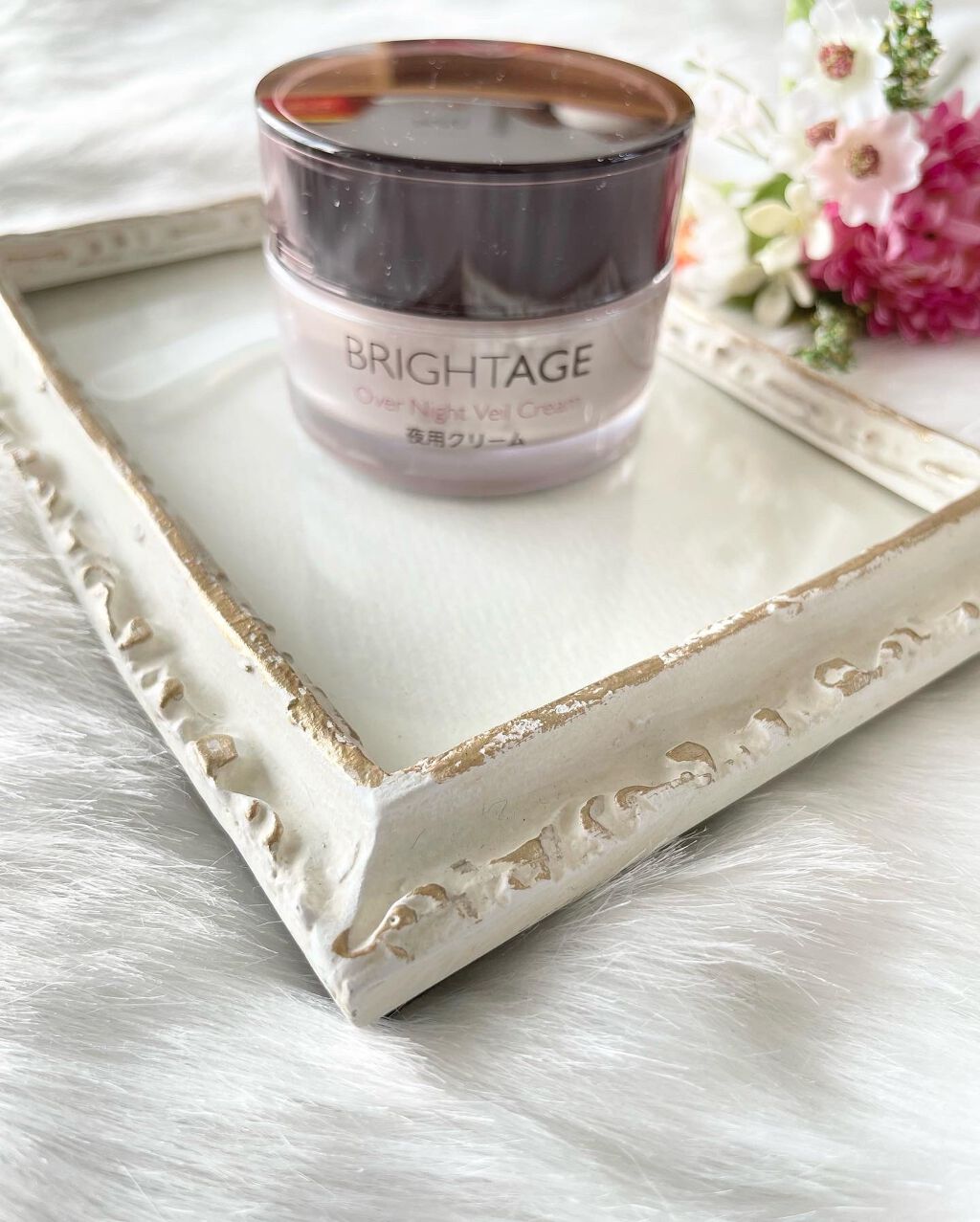 オーバーナイト ヴェールクリーム/BRIGHTAGE/フェイスクリームを使ったクチコミ（1枚目）