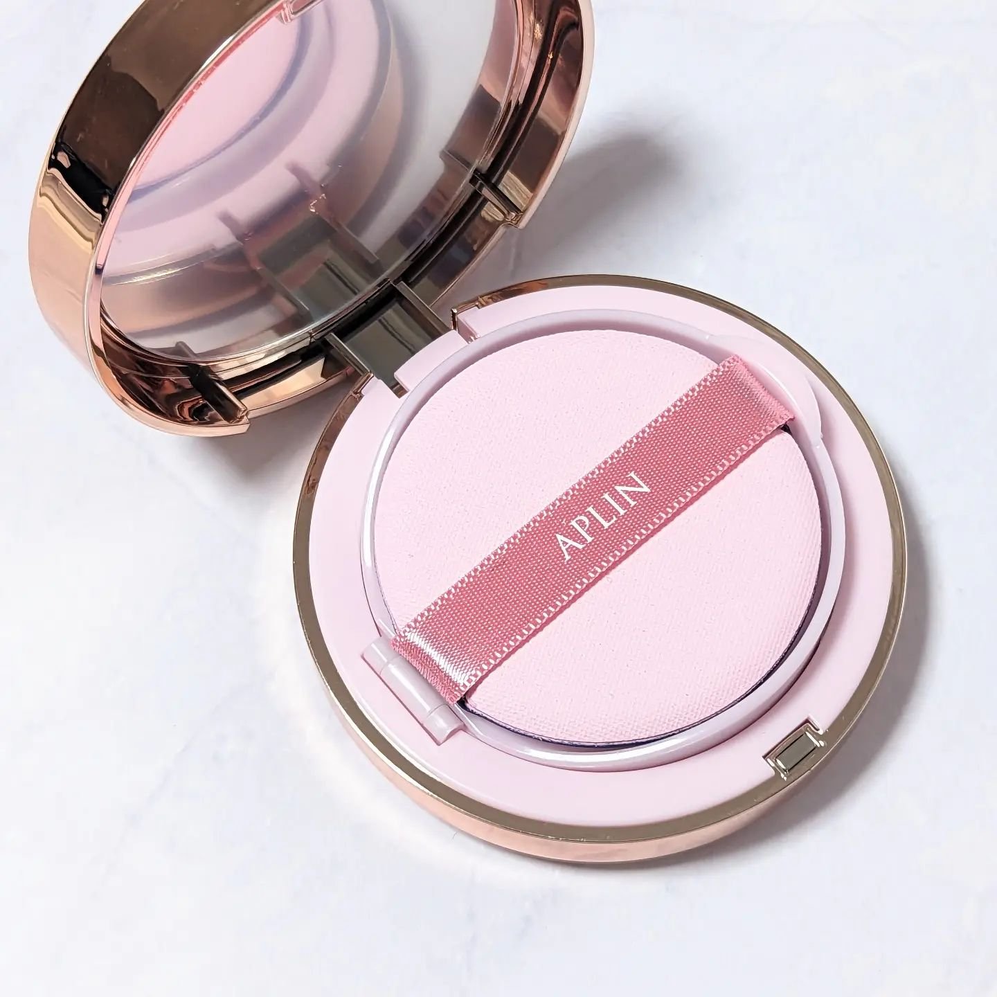 ピンクティーツリーカバークッション/APLIN/クッションファンデーションを使ったクチコミ（2枚目）