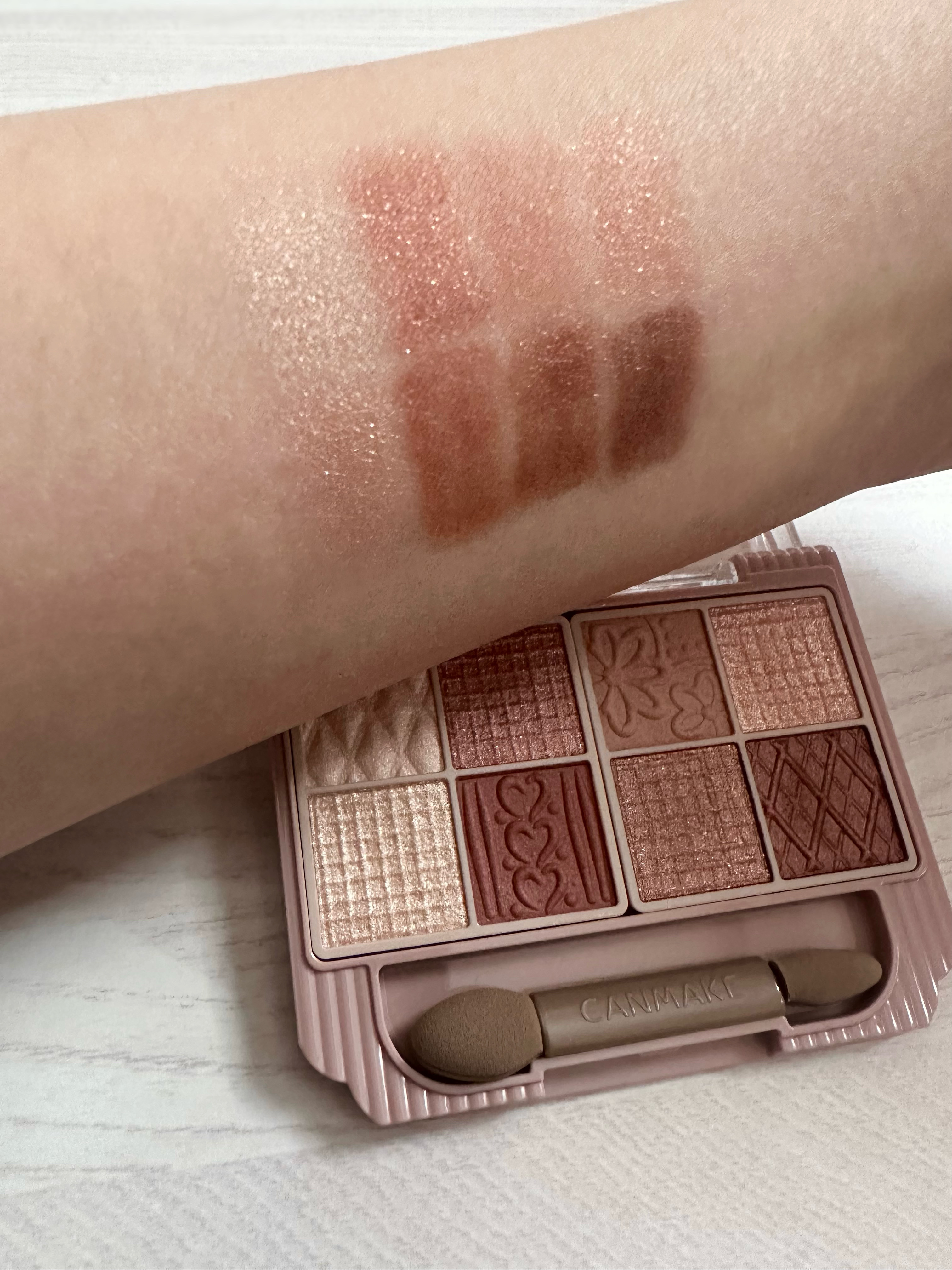 プティパレットアイズ/キャンメイク/パウダーアイシャドウを使ったクチコミ（3枚目）