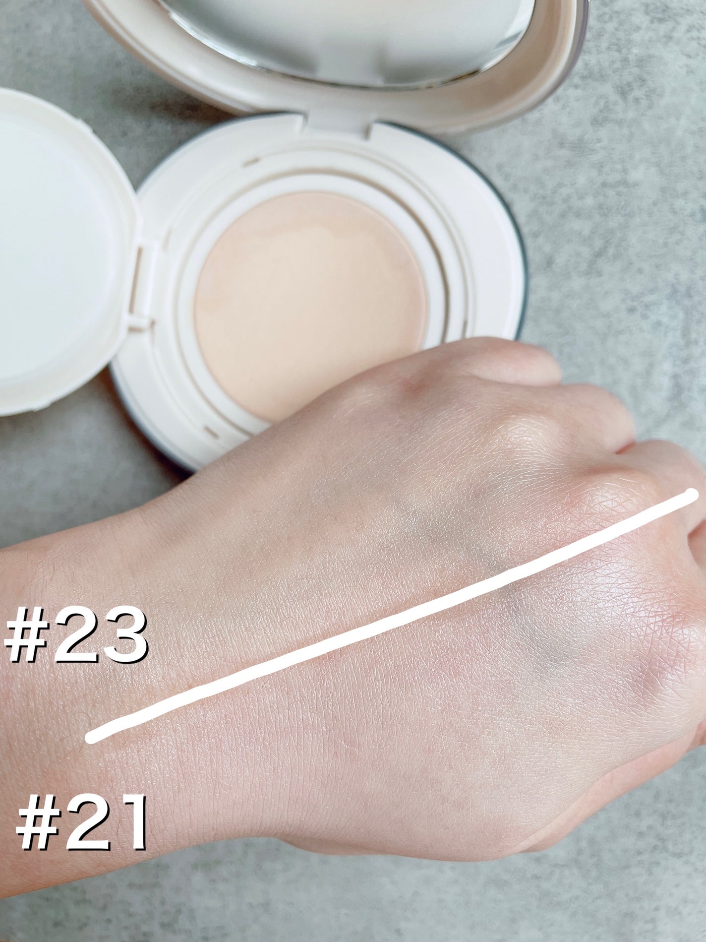 ブリージンググロークッション/Healus/クッションファンデーションを使ったクチコミ(4枚目)