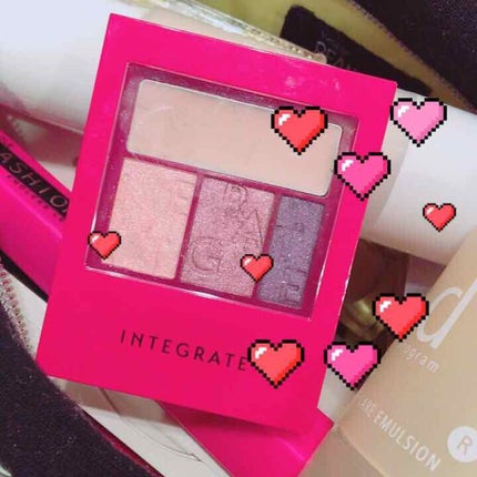 アクセントカラーアイズ CC/インテグレート/アイシャドウパレットを使ったクチコミ(1枚目)