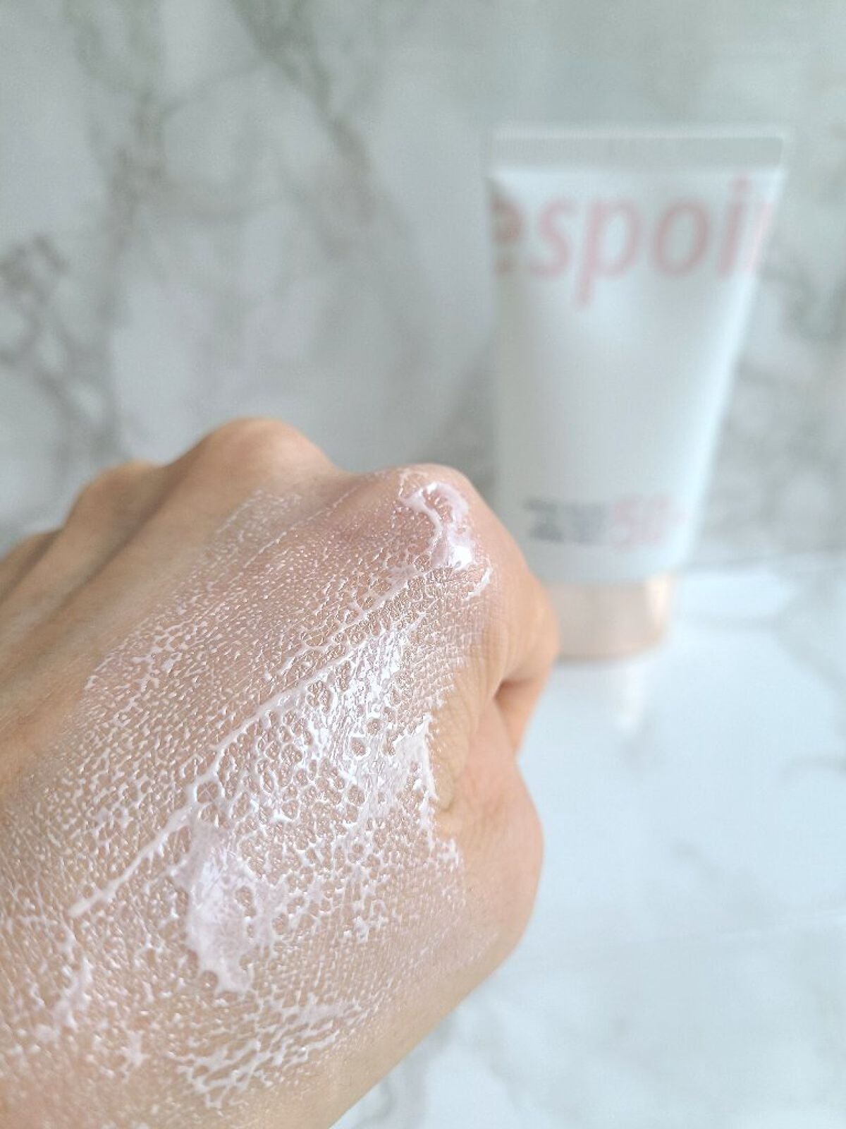 ウォータースプラッシュサンクリーム/espoir/日焼け止め・UVケアを使ったクチコミ(4枚目)