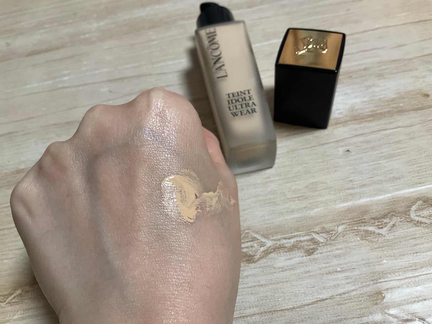 タンイドル ウルトラ ウェア リキッド N/LANCOME/リキッドファンデーションを使ったクチコミ(4枚目)