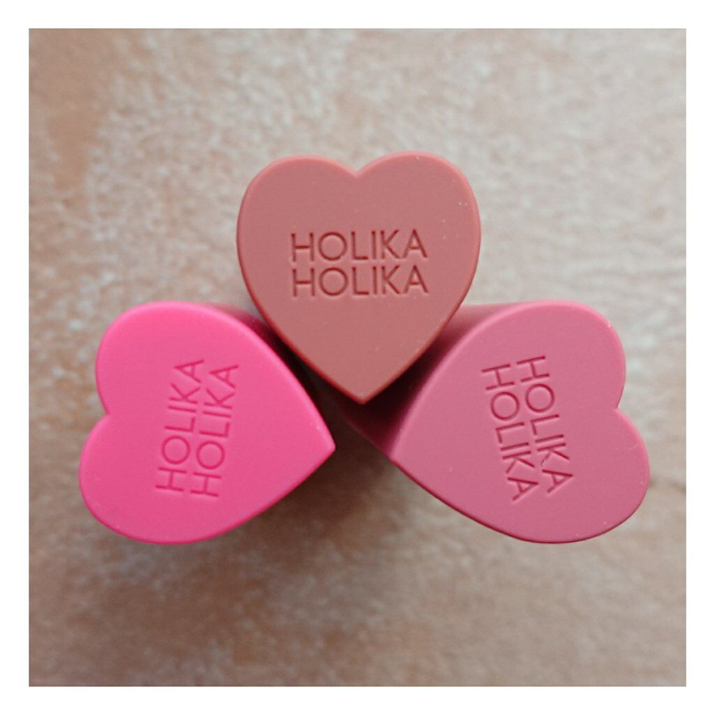 ハートクラッシュジェリーベルベットティント/HOLIKA HOLIKA/リップティントを使ったクチコミ（2枚目）