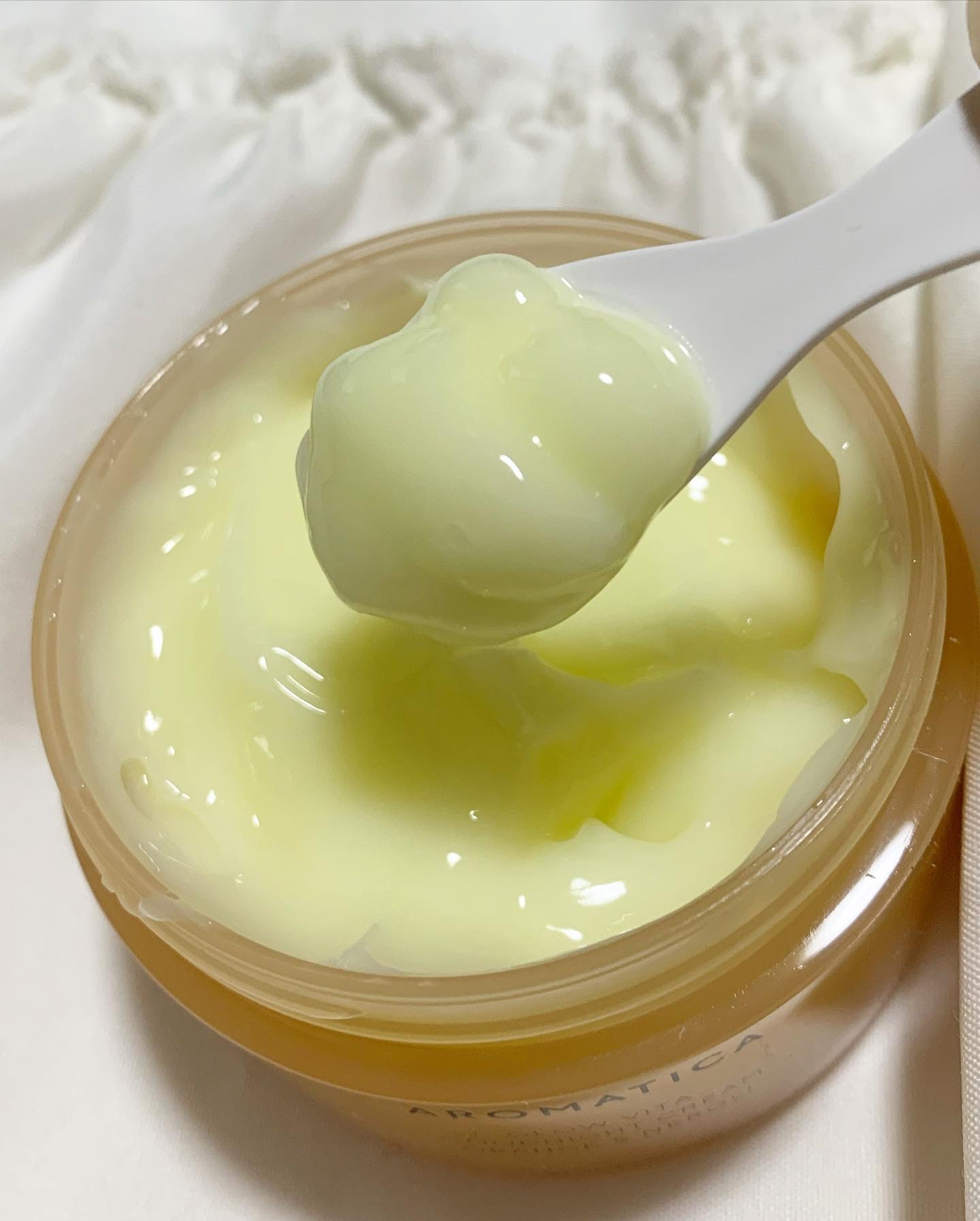 グロービタグットナイトクリーム/AROMATICA/フェイスクリームを使ったクチコミ（3枚目）