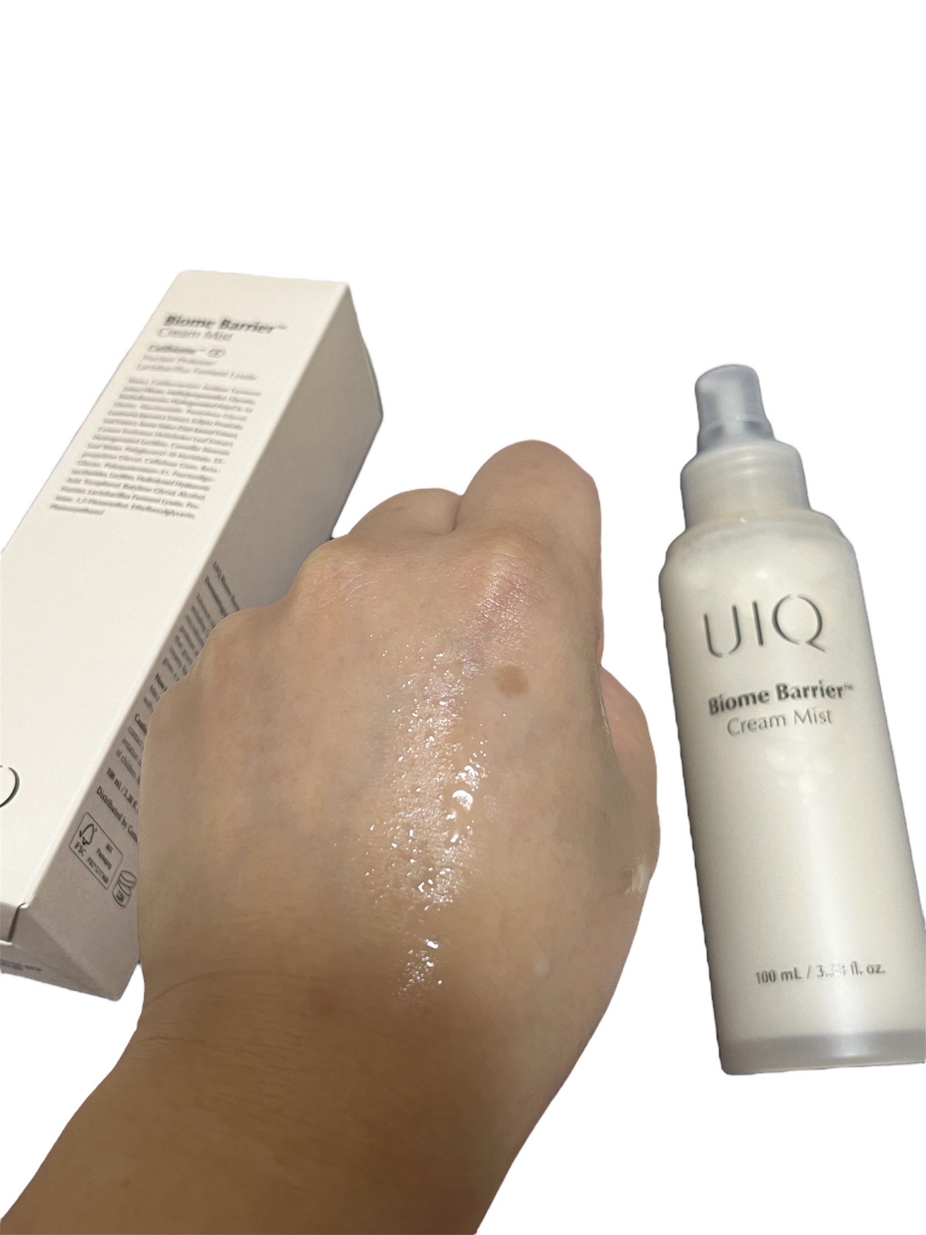バイオームバリア クリームミスト/UIQ/ミスト状化粧水を使ったクチコミ（3枚目）
