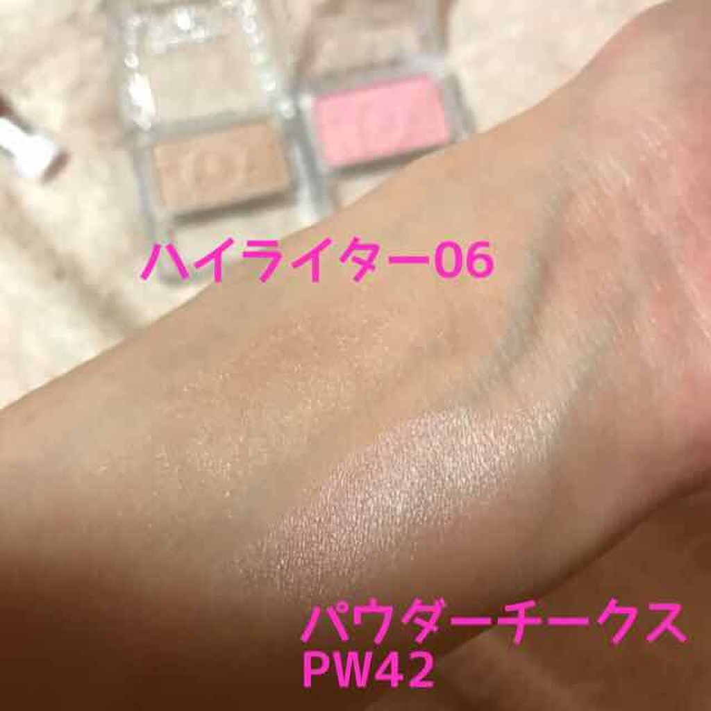 ハイライター/キャンメイク/パウダーハイライトを使ったクチコミ（1枚目）