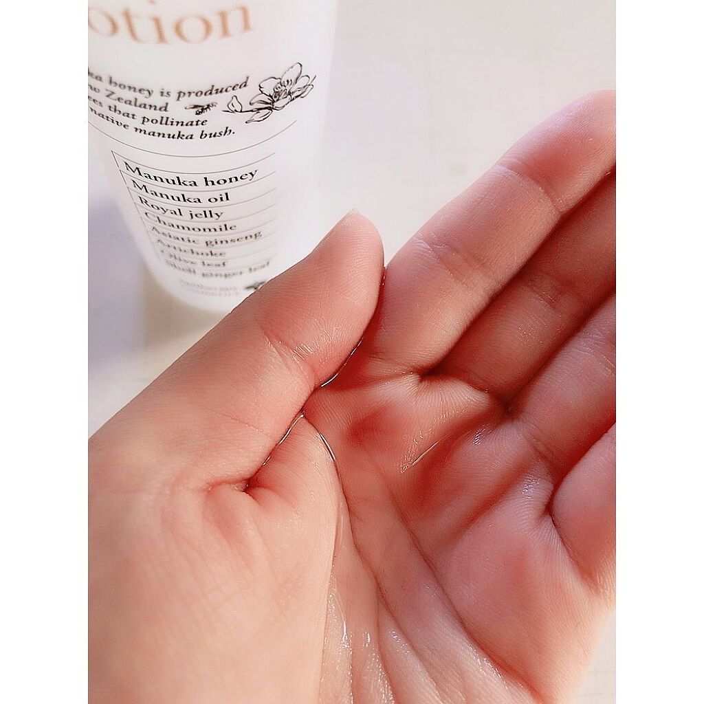マヌカハニー ローション/アピセラピーコスメティクス/化粧水を使ったクチコミ（2枚目）