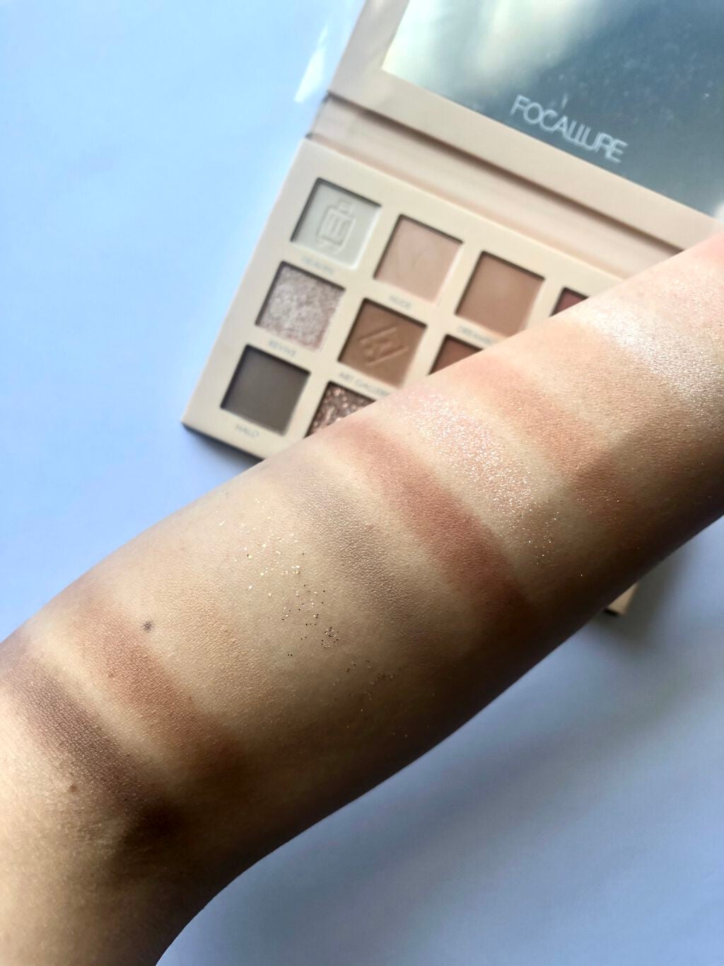 GO TRAVEL 15色アイシャドウパレット/FOCALLURE/アイシャドウパレットを使ったクチコミ(4枚目)