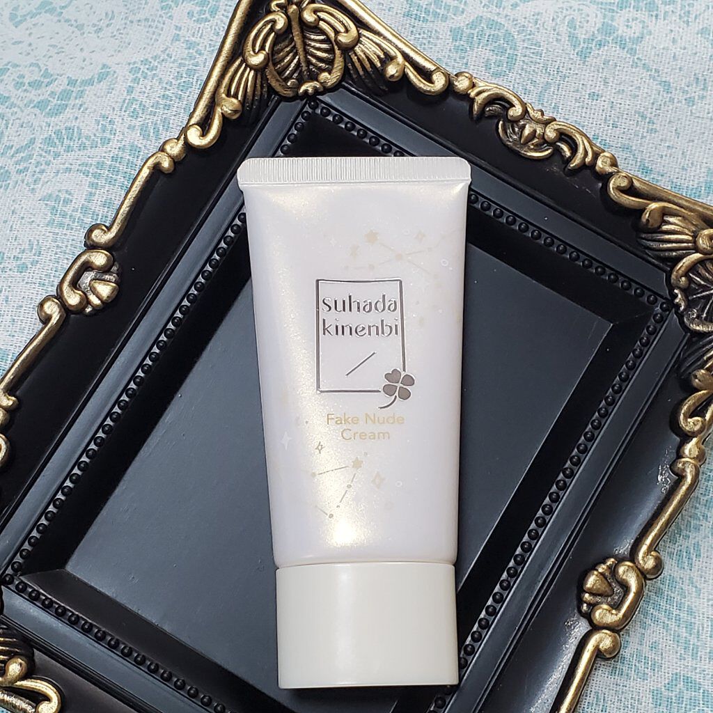 薬用美白 フェイクヌードクリーム ホワイトティーの香り/素肌記念日/化粧下地を使ったクチコミ（1枚目）