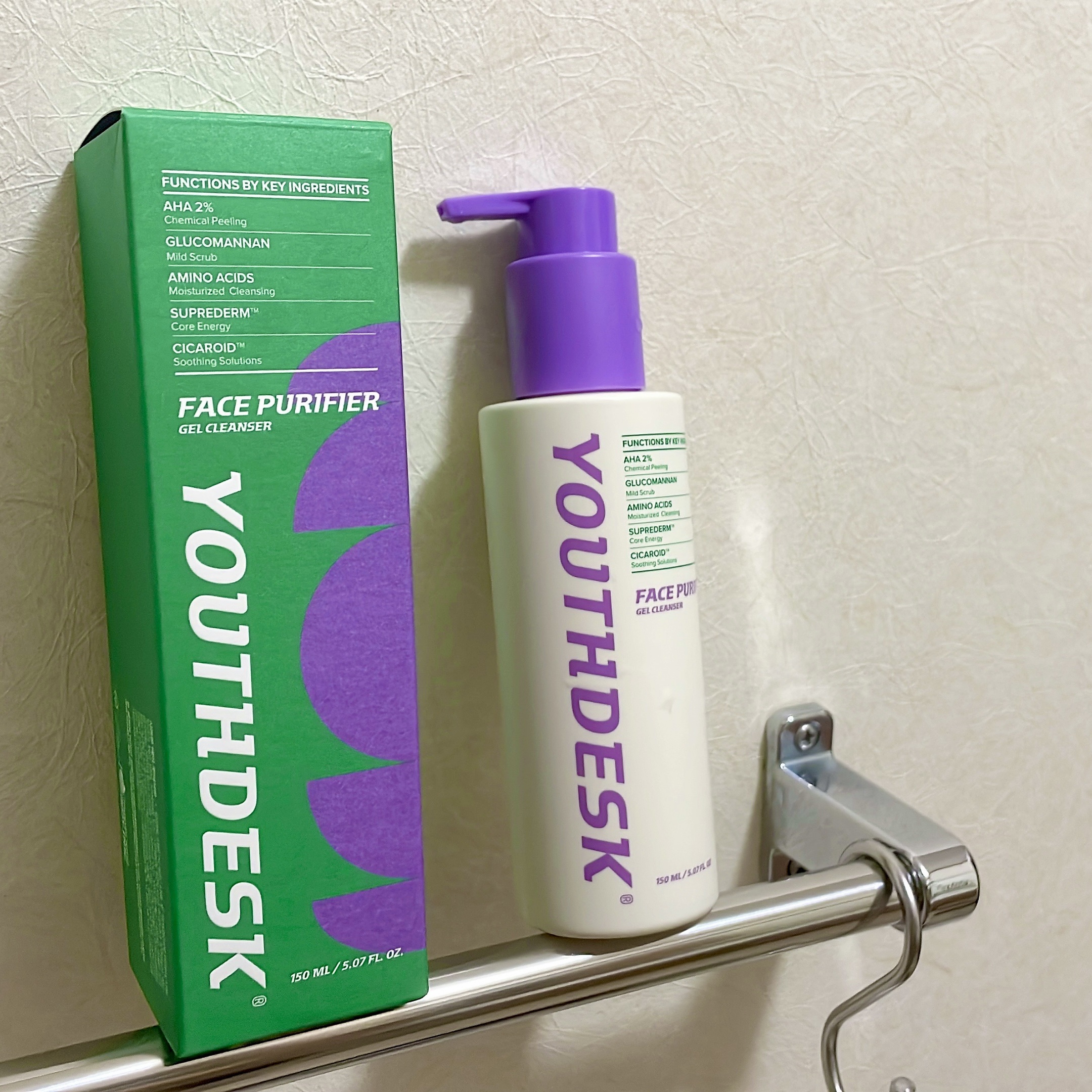 フェースピュリファイアジェルクレンザー/YOUTHDESK/クレンジングジェルを使ったクチコミ（1枚目）