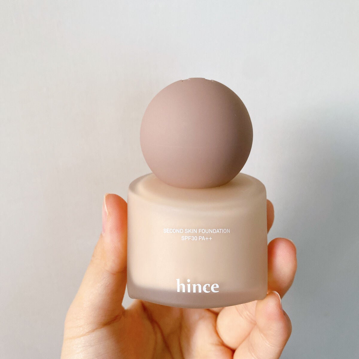 セカンドスキンファンデーション/hince/リキッドファンデーションを使ったクチコミ(1枚目)