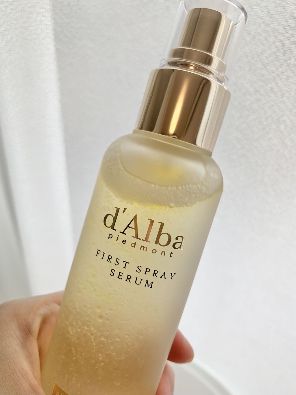 ダルバ ホワイトトリュフファーストスプレーセラム/ダルバ/ミスト状化粧水を使ったクチコミ（3枚目）
