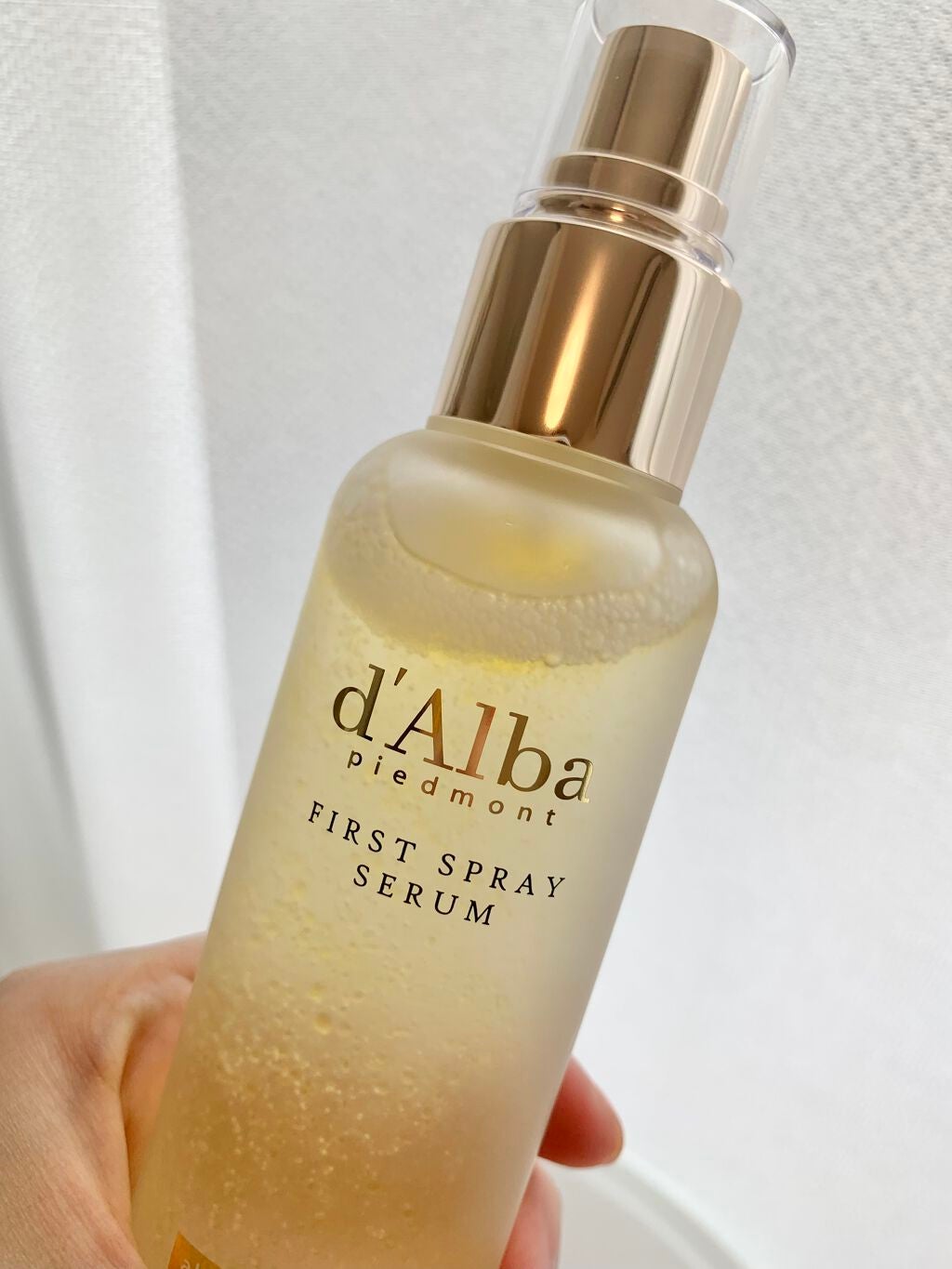 ダルバ ホワイトトリュフファーストスプレーセラム/ダルバ/ミスト状化粧水を使ったクチコミ(3枚目)