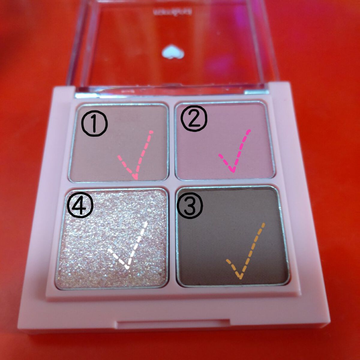 ベターザンアイズ/rom&nd/アイシャドウパレットを使ったクチコミ（2枚目）