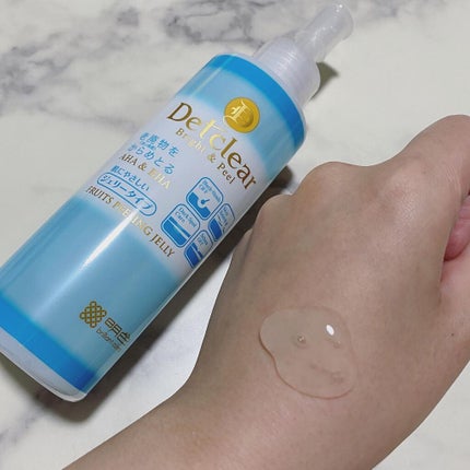 DETクリア ブライト&ピール ピーリングジェリー<無香料タイプ>/Detclear/ピーリングを使ったクチコミ(2枚目)