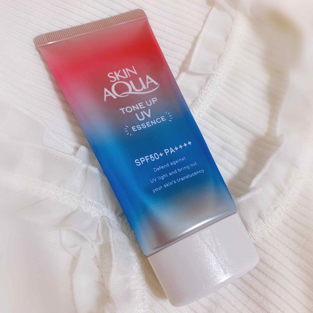 スキンアクア トーンアップUVエッセンス/スキンアクア/日焼け止めクリームを使ったクチコミ(1枚目)