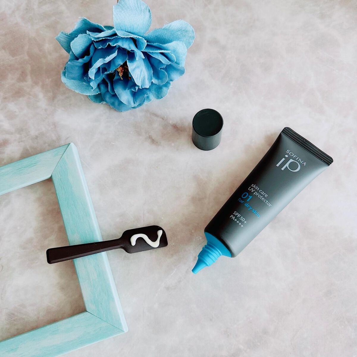 ソフィーナ iP スキンケアUV 01乾燥しがちな肌環境 SPF50+ PA++++/SOFINA iP/日焼け止めクリームを使ったクチコミ（3枚目）