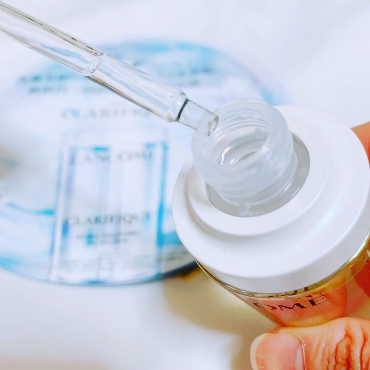 クラリフィック ブライトニング セラム/LANCOME/美容液を使ったクチコミ（2枚目）