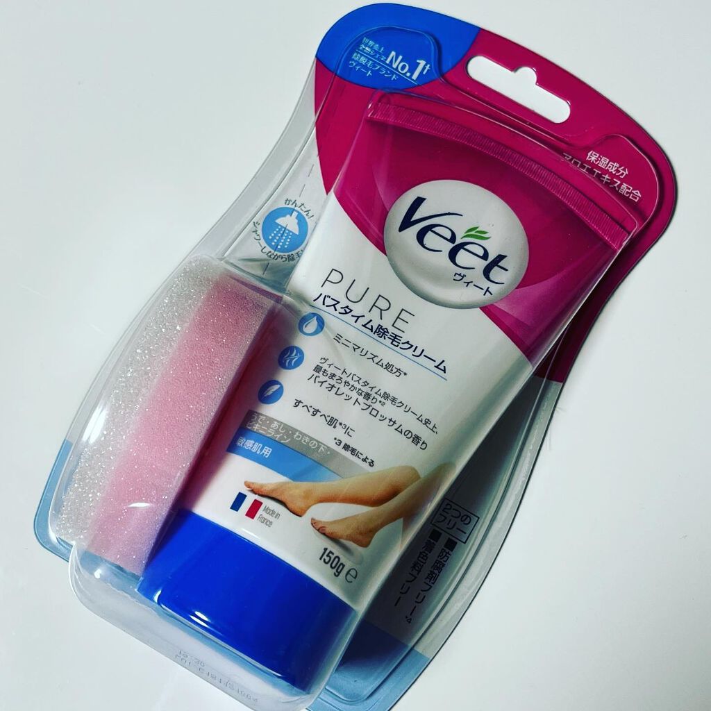 ヴィート ピュアバスタイム除毛クリーム 敏感肌用/Veet/除毛クリームを使ったクチコミ（2枚目）