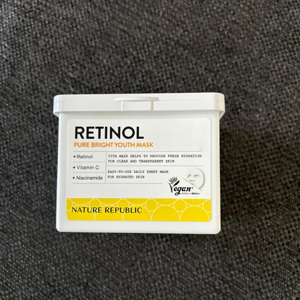 キューブマスク レチノール/ネイチャーリパブリック/シートマスク・パックを使ったクチコミ(1枚目)