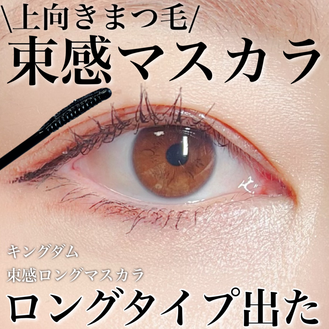キングダム 束感ロングマスカラ/キングダム/マスカラを使ったクチコミ（1枚目）