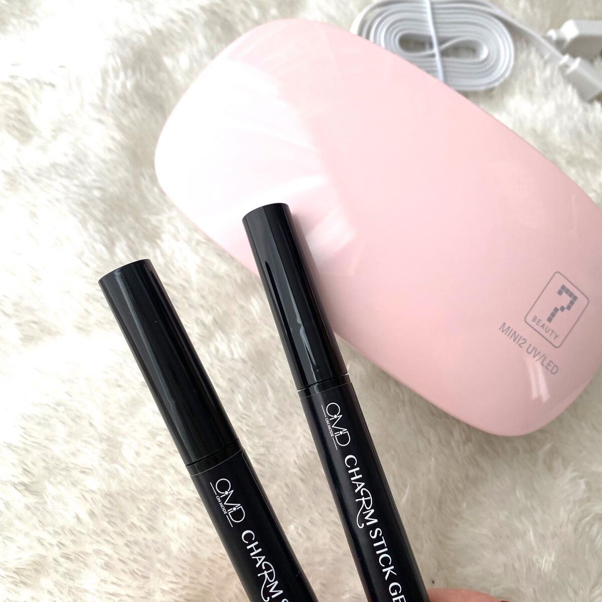 チャームスティックジェル N-4 ピンク/OMD/オールインワンネイルを使ったクチコミ（1枚目）