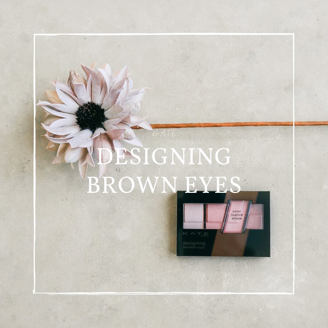 デザイニングブラウンアイズ EX-1 スプリングブラウン(限定)/KATE/アイシャドウパレットを使ったクチコミ（1枚目）