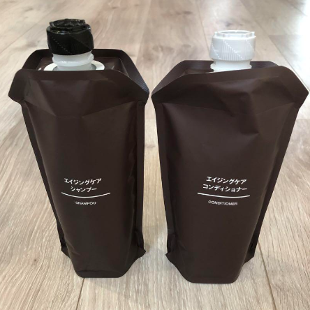 エイジングケアシャンプー/コンディショナー/無印良品/市販シャンプーを使ったクチコミ(1枚目)