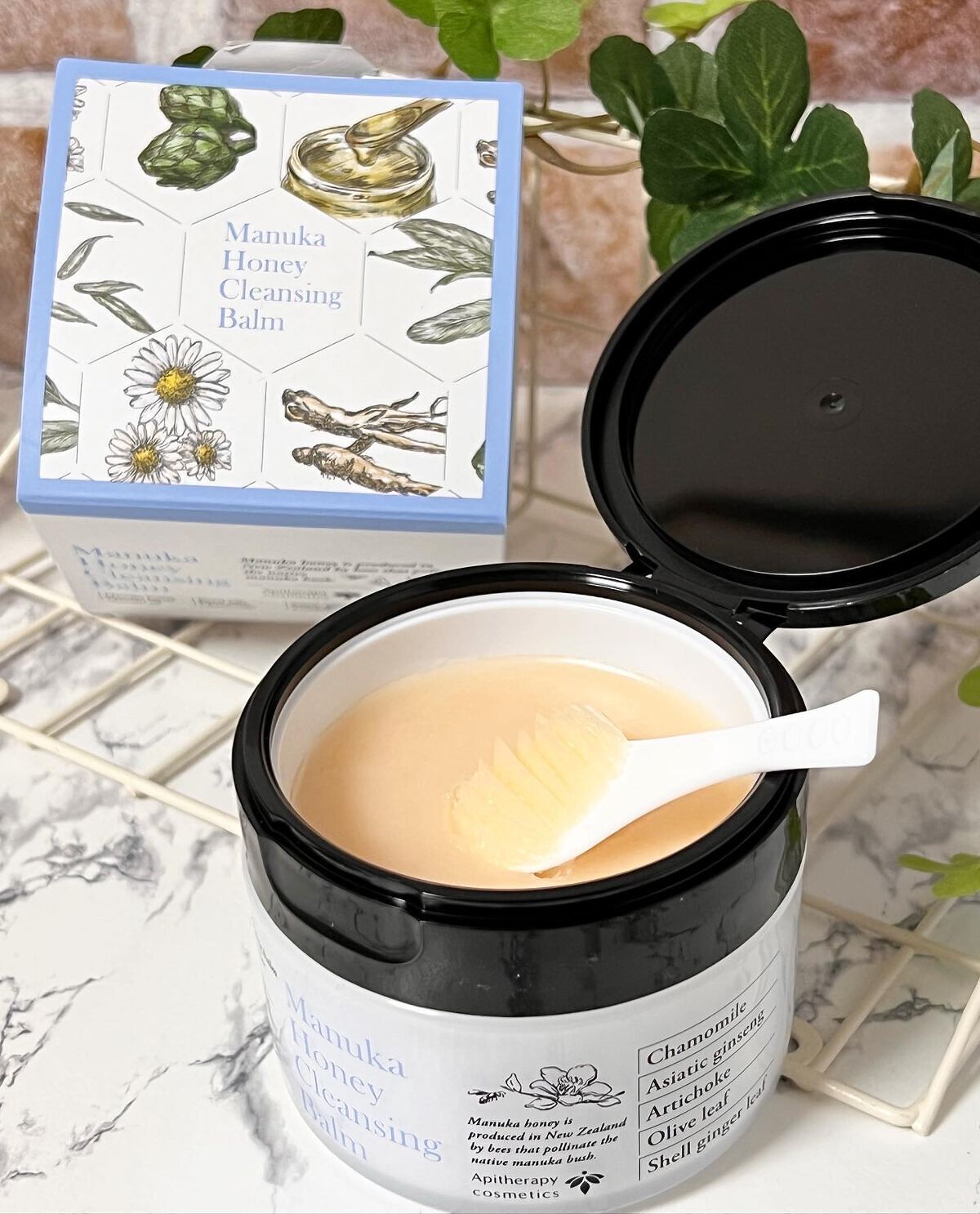 マヌカハニー クレンジングバーム/アピセラピーコスメティクス/クレンジングバームを使ったクチコミ（3枚目）