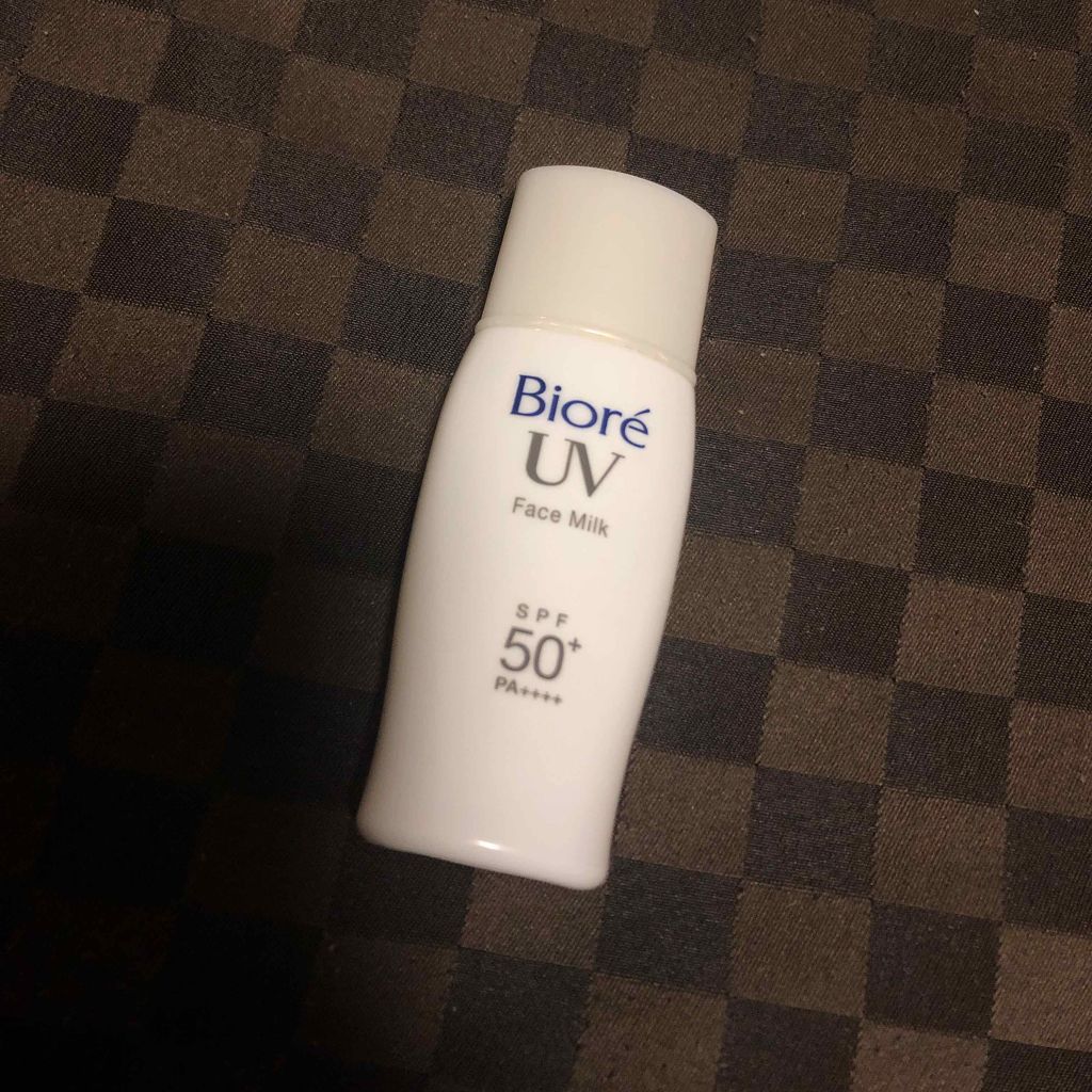 さらさらUV パーフェクトフェイスミルク/ビオレ/日焼け止め・UVケアを使ったクチコミ（1枚目）