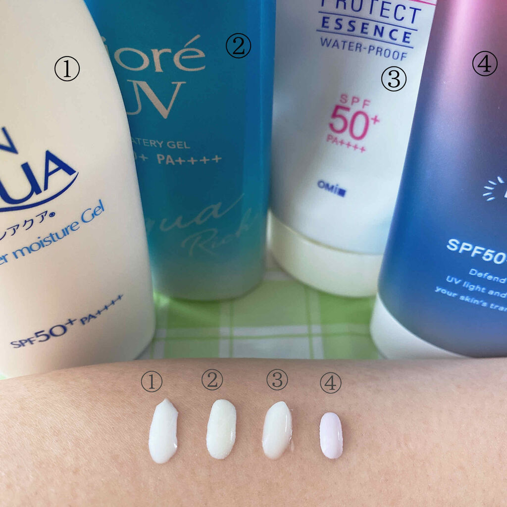 スキンアクア スーパーモイスチャージェル/スキンアクア/日焼け止めジェルを使ったクチコミ（2枚目）