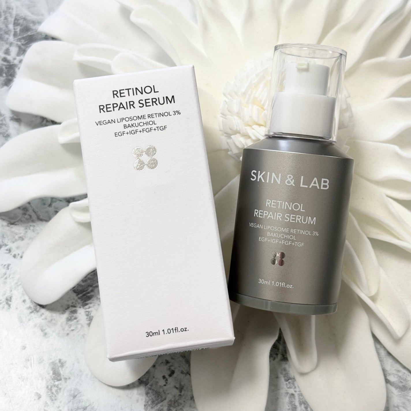 ヴィーガンリポソームレチノールセラム/SKIN&LAB/美容液を使ったクチコミ(3枚目)