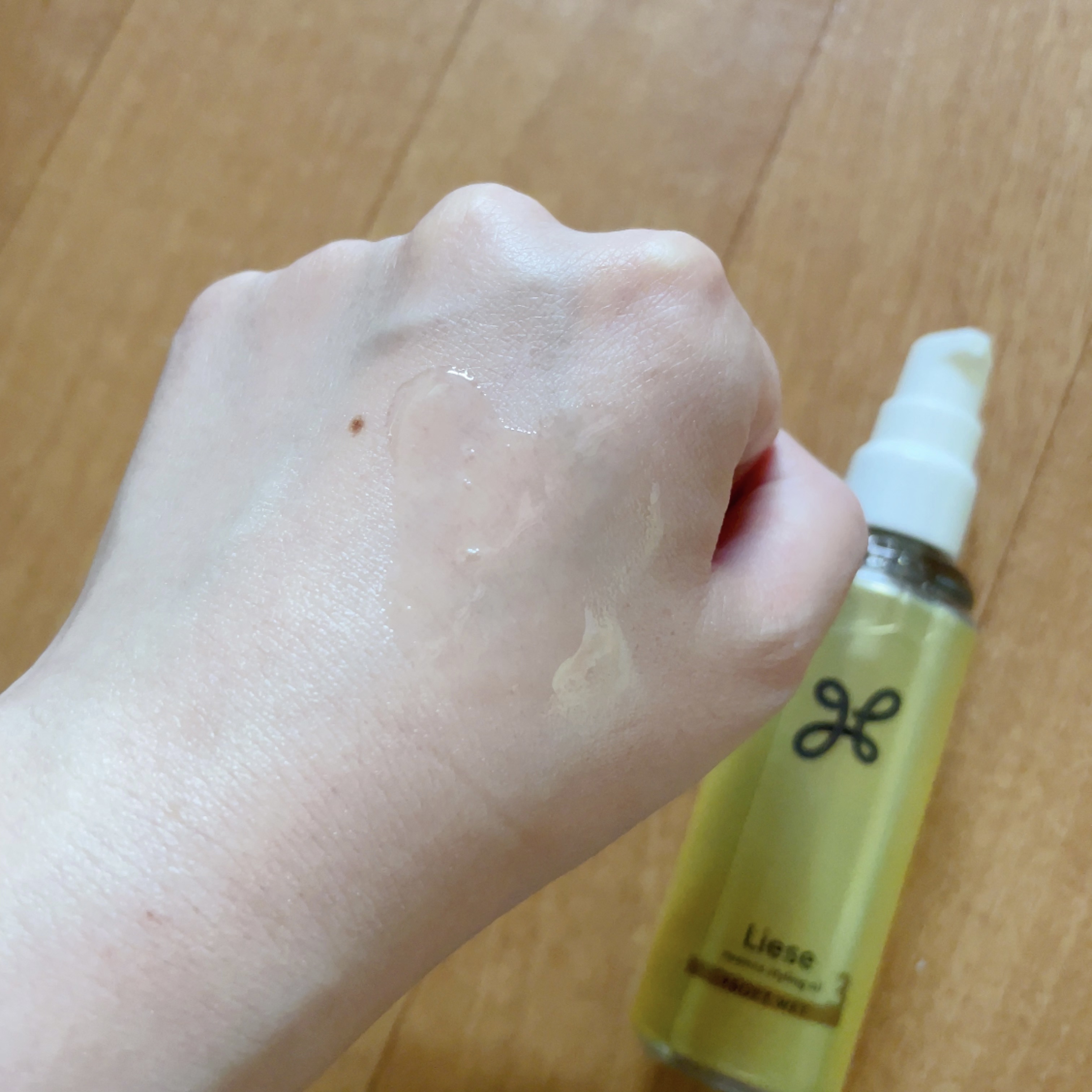 ニュアンススタイリングオイル ＋ソフトウェット/リーゼ/ヘアオイルを使ったクチコミ（2枚目）