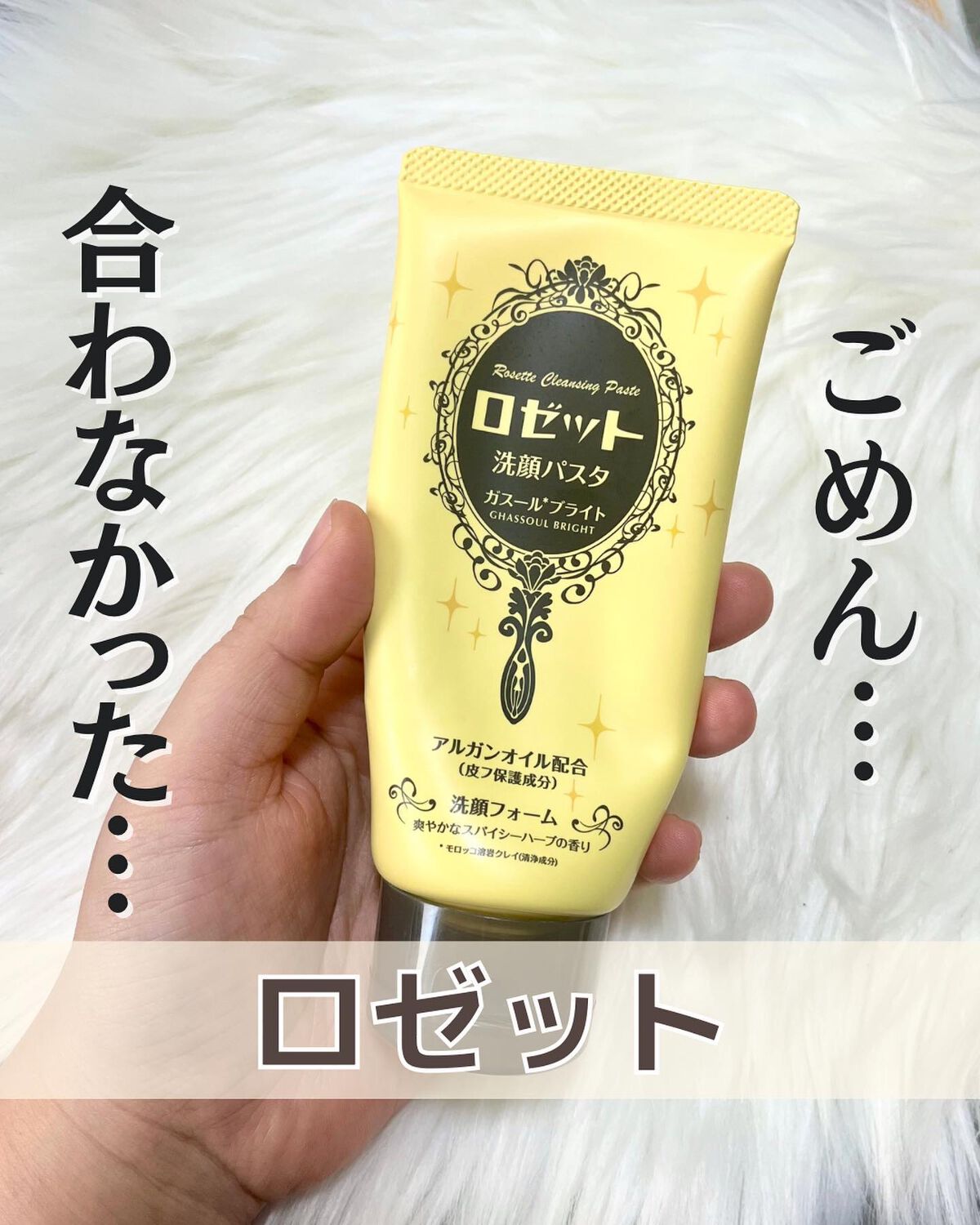 ロゼット 洗顔パスタ ガスールブライト/ロゼット/洗顔フォームを使ったクチコミ(1枚目)