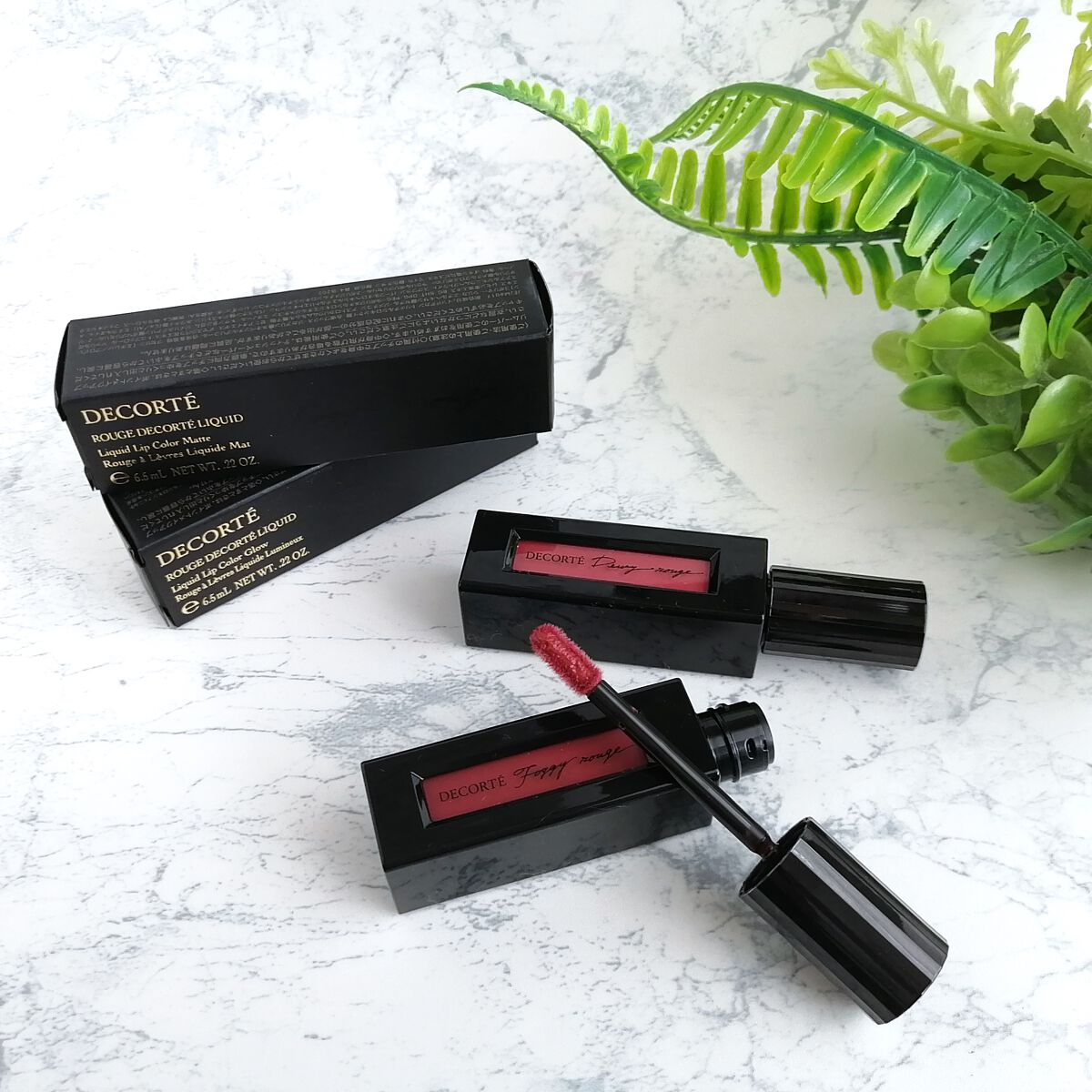 ルージュ デコルテ リキッド/DECORTÉ/口紅を使ったクチコミ（3枚目）