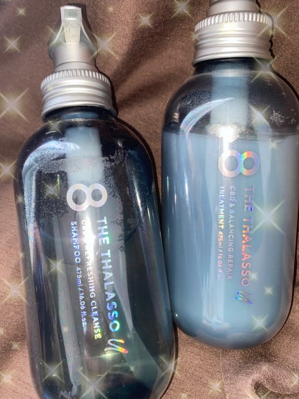 エイトザタラソ ユー CBD&リフレッシング クレンズ 美容液シャンプー/CBD&バランシング ダメージリペア 美容液ヘアトリートメント/エイトザタラソ/市販シャンプーを使ったクチコミ(1枚目)