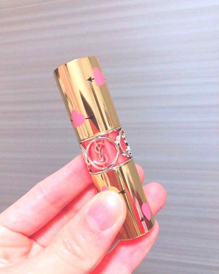 ルージュ ヴォリュプテ シャイン/YVES SAINT LAURENT BEAUTE/口紅を使ったクチコミ(4枚目)