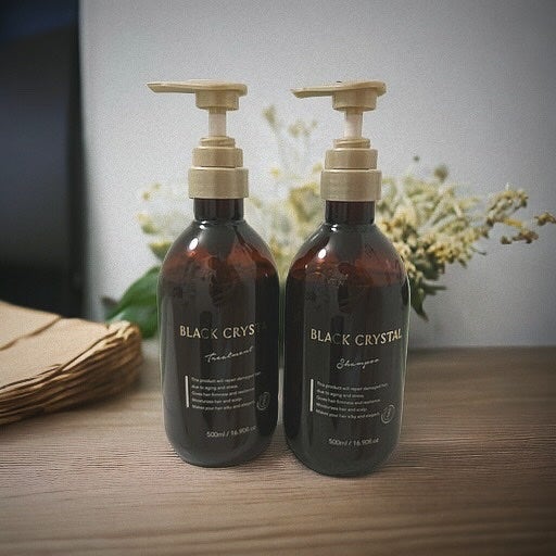 ブラッククリスタル シャンプー & トリートメント/BLACK CRYSTAL/サロンシャンプーを使ったクチコミ(2枚目)