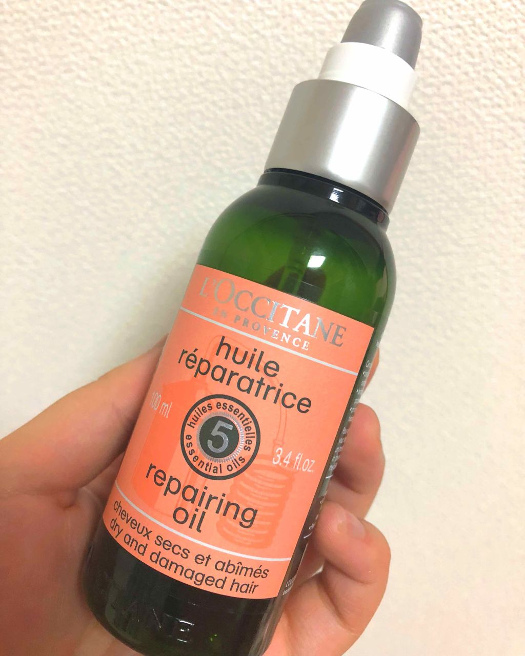 ファイブハーブス リペアリングヘアオイル/L'OCCITANE/ヘアオイルを使ったクチコミ（1枚目）