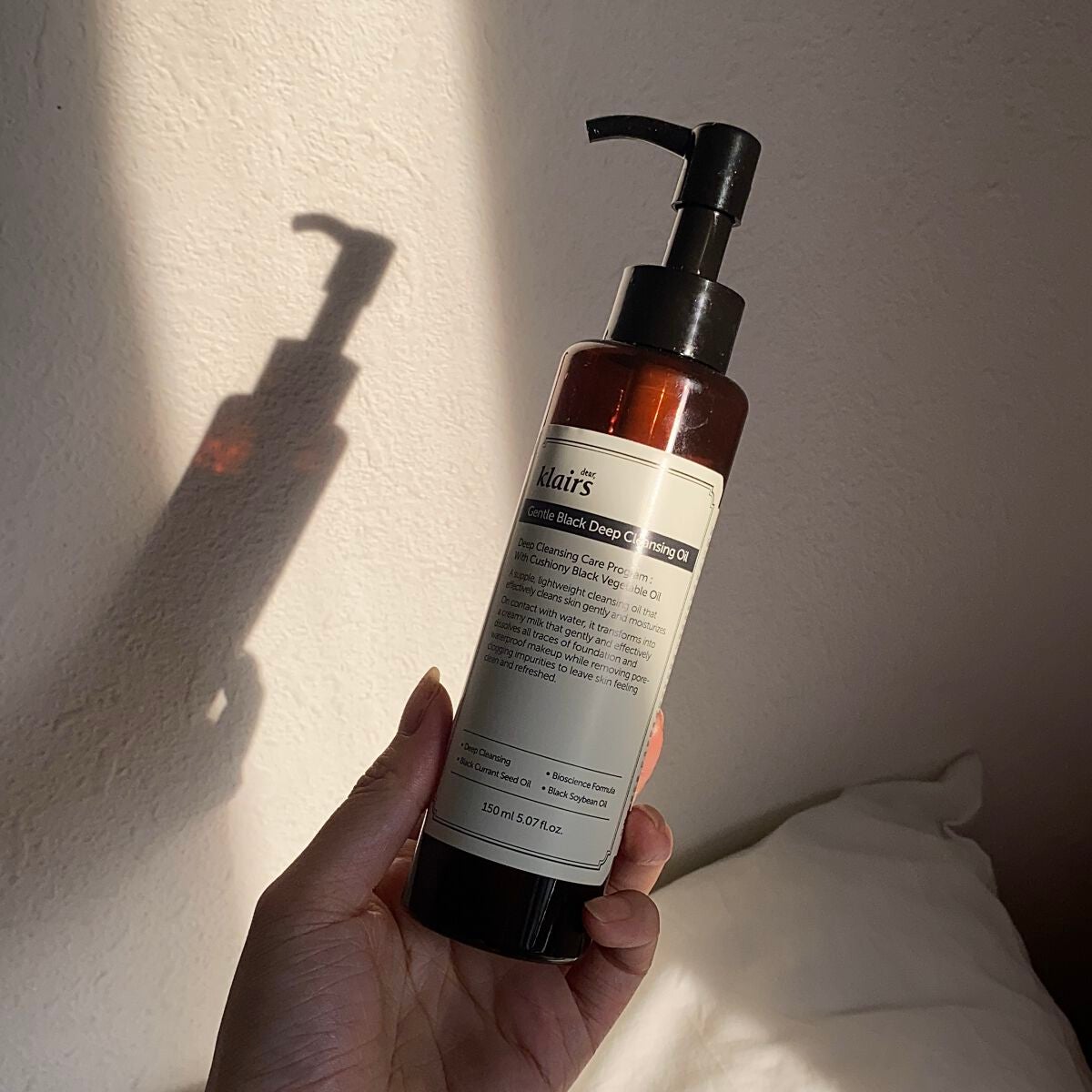 ジェントルブラックディープクレンジングオイル(150ml)/Klairs/オイルクレンジングを使ったクチコミ(1枚目)