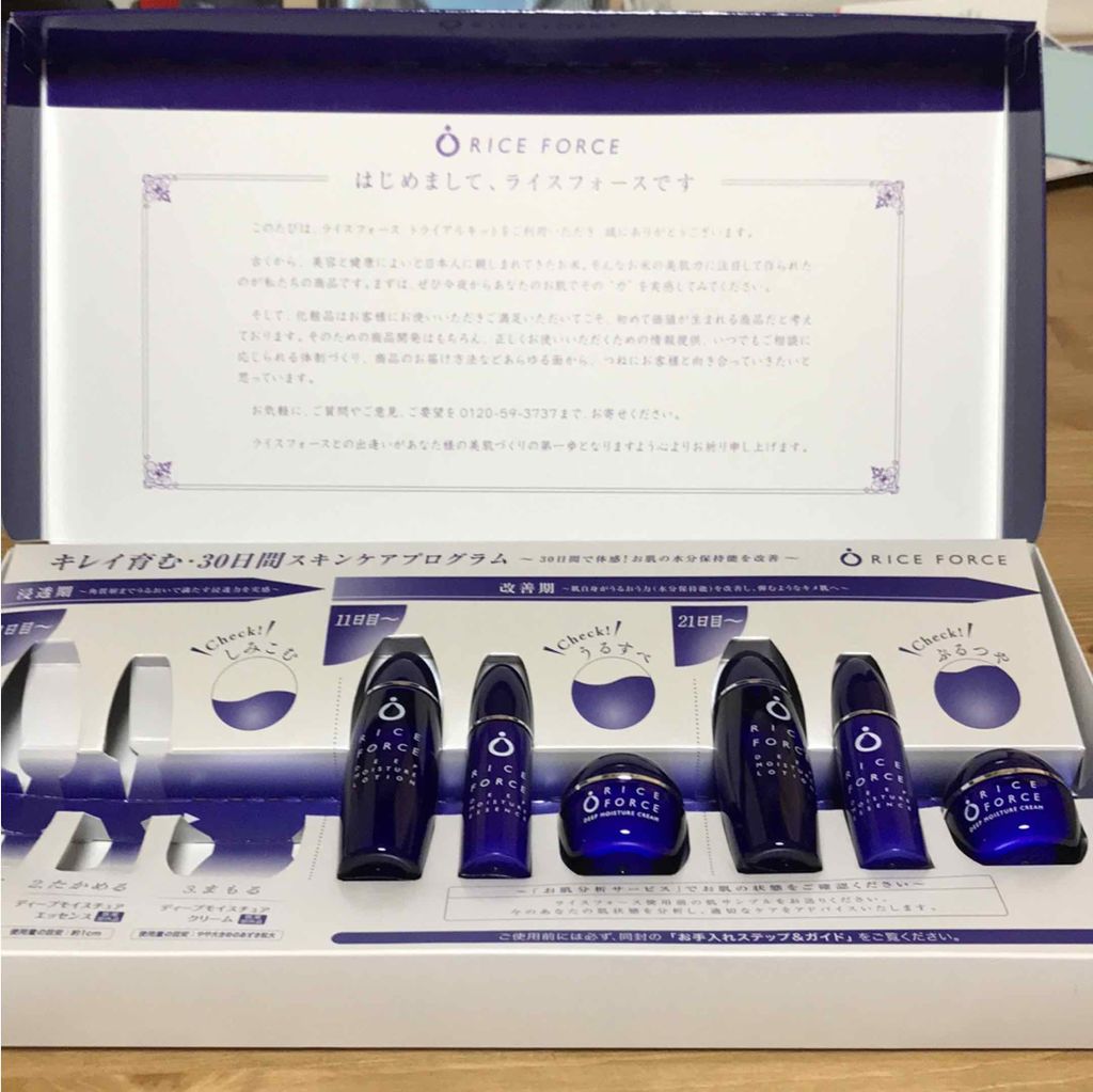 ライスフォース30日セット/ライスフォース/トライアルキットを使ったクチコミ(1枚目)