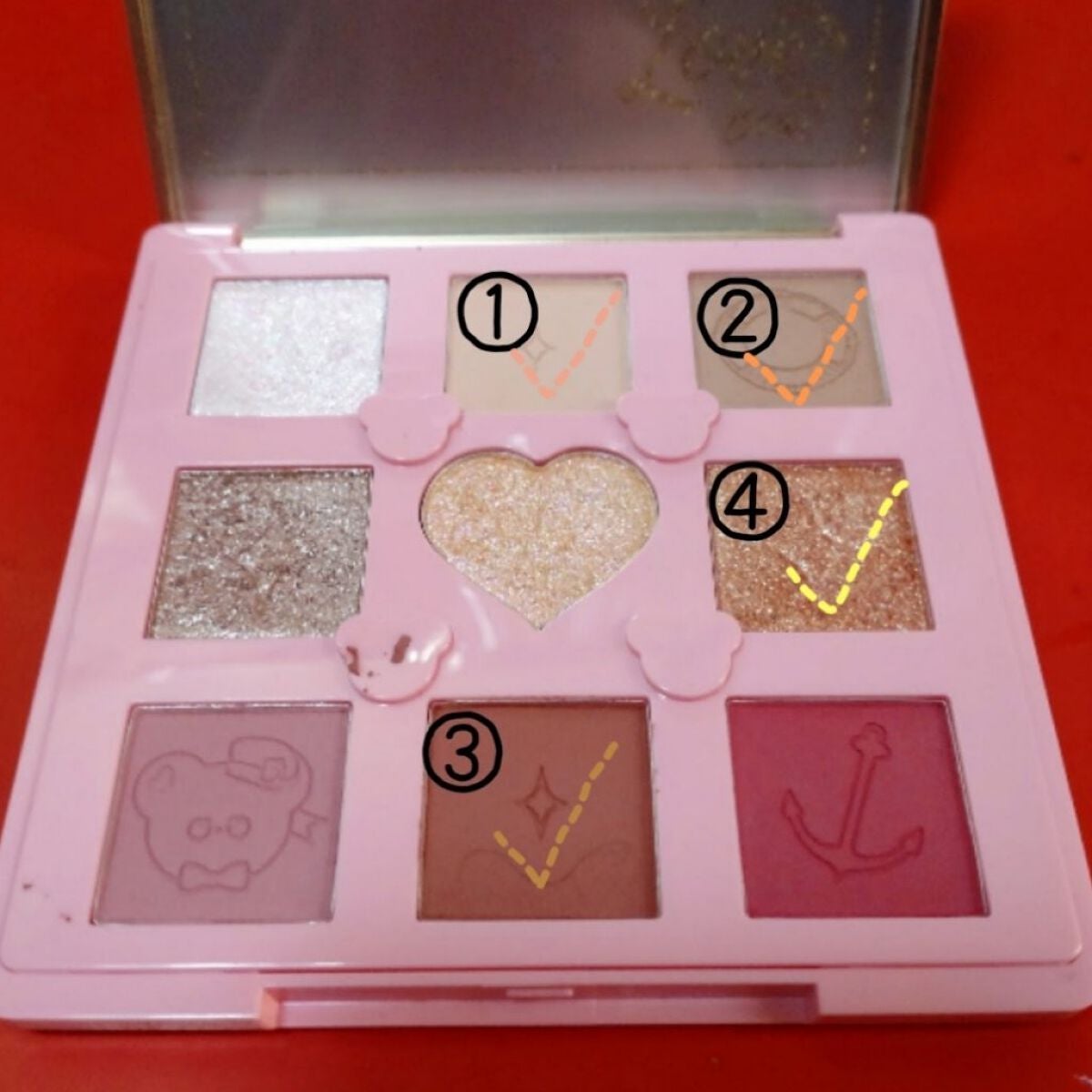 Love Bear 9色 アイシャドウパレット/FlowerKnows/アイシャドウパレットを使ったクチコミ(2枚目)